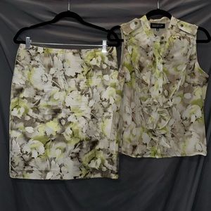 Floral skirt set